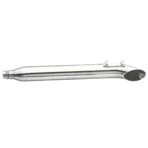 Paughco, silenciador FLT Turn out de 29" de largo. Izquierdo. Cromo