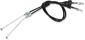 Cable de acelerador de vinilo negro