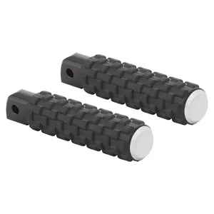 Arlen Ness, estriberas conductor Air Trax. Cromado
