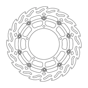 Rotor de freno flotante serie Flame de Moto-Master