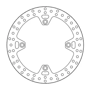 Rotor de freno fijo serie Halo de Moto-Master