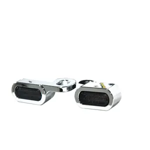 Fastline, intermitentes LED para montar debajo del manillar. Cromado