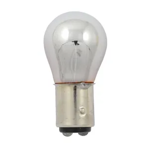 Bombilla #1157. 12v 21/5w. Vidrio ámbar/cromo