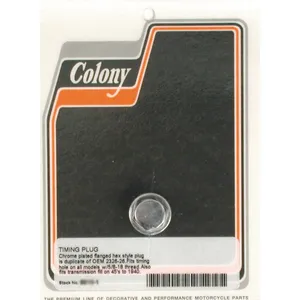 Colony, tapón de distribución/drenaje. Hexagonal estilo OEM. Cromado