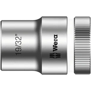 Llave de vaso Wera Zyklop 1/2" - Medidas US 19/32"