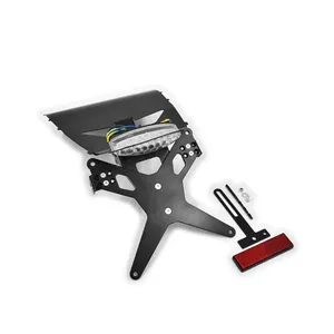 Soporte de matrícula Zieger X-Line negro