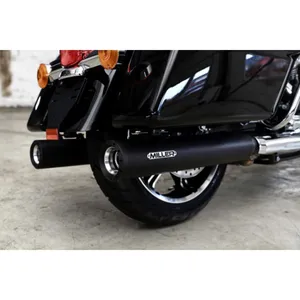 Miller, Cleveland 107" silenciadores slip-on. Euro 5. Negro mate