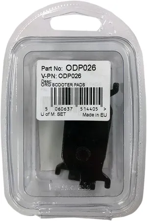 Juego de pastillas de freno orgánicas marca ODP para motocicleta