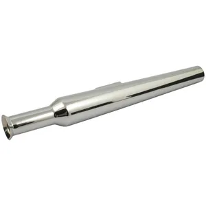 Paughco, silenciador universal con punta de campana. 22" de largo