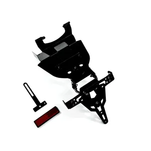 Soporte de matrícula Zieger Pro negro