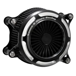 Vance & Hines, filtro de aire VO2 Onyx. Negro mate CC