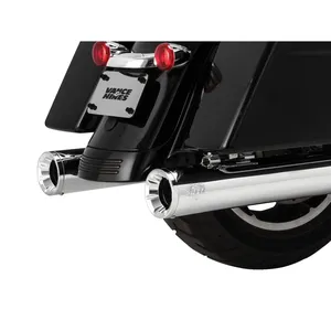 Vance & Hines, silenciadores de salida Eliminator 400 de 4". Cromados