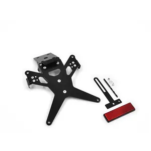 Soporte de matrícula Zieger X-Line negro