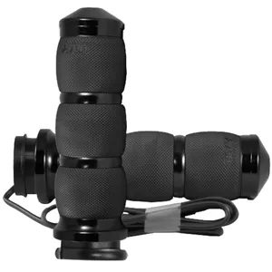 Avon, Empuñaduras térmicas Air Cushion, Negro anodizado, e-Throttle