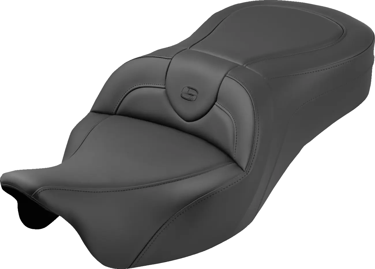 Asiento Roadsofa King negro para Harley-Davidson Touring