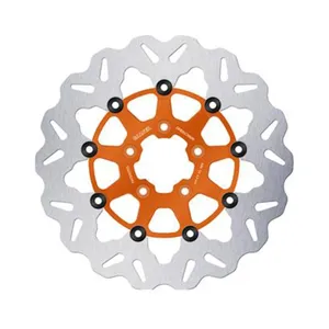 Disco de freno Galfer. Wave. Flotante. Naranja. 300x5mm