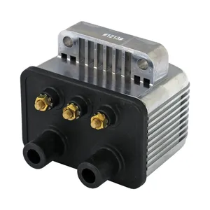 Bobina de encendido mini single fire. 12v, 3 ohm. Cromo <span style="color: red;font-size: 0,5em">- PEDIDO ESPECIAL -</span>