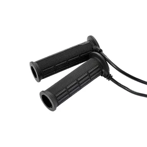Daytona, puños calefactados, para manillares de 7/8" (22mm). Negro