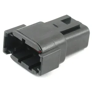 NAMZ, conector Deutsch DTM. Negro, hembra, 8 pines