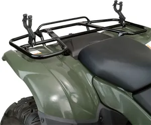 Soporte para rifle Big Horn instalado en motocicleta Harley-Davidson