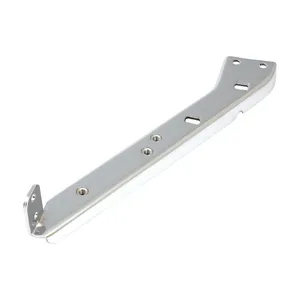Soporte, para barra de soporte de alforjas. Cromado. Lado derecho