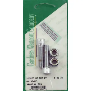Gardner-Westcott, kit de montaje de estriberas. Cromado <span style="color: red;font-size: 0,5em">- PEDIDO ESPECIAL -</span>