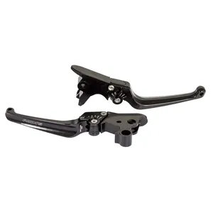 Rick's Motorcycles, juego de palancas de freno y embrague Classic. Negro