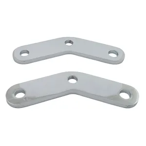 Soportes elevadores para estriberas de pasajero Softail. Cromado