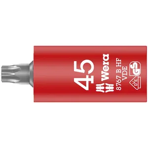 Llave de vaso Torx Wera HF, aislada, tamaño TX45