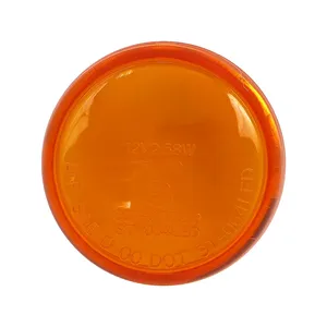 Lente de intermitente tipo bala ámbar