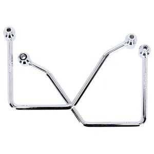 Highway Hawk, kit de soporte para alforjas. Cromado
