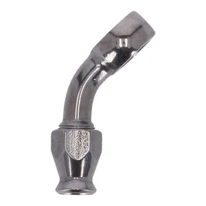 Goodridge, racor 3/8" (10mm) 45 grados. Acero inoxidable
