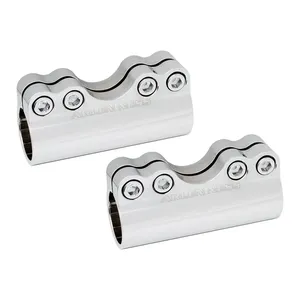 Arlen Ness, abrazadera de manillar Molular de aluminio forjado cromado 1"