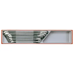 Teng Tools, juego de llaves combinadas abiertas/cerradas de 7 piezas. Tallas métricas