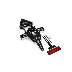Soporte de matrícula Zieger Pro negro