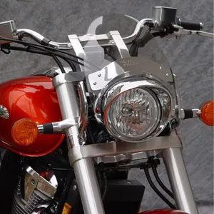 Parabrisas National Cycle Flyscreen® LS tinte claro, cromo