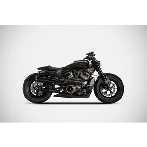 Zard, sistema de escape Top Gun para Sportster S. Negro mate <span style="color: red;font-size: 0,5em">- PEDIDO ESPECIAL -</span>