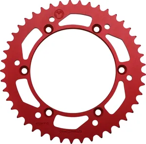Piñón trasero de aluminio - 45 dientes rojo