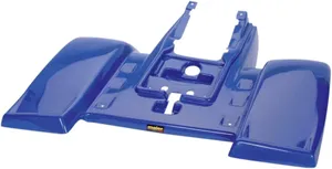 Replacement mudguard plastic - rear banshee DK blue