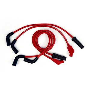 Juego de cables de bujía Taylor, 8mm Pro Wire. Rojo