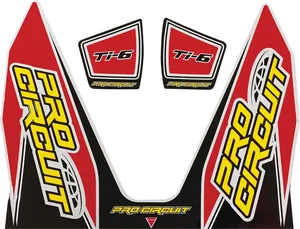 Adhesivos decorativos para sistema de escape Ti-6
