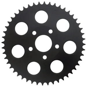 Piñón trasero, negro. 48t