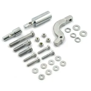 Kit de soporte para estriberas. Cromado