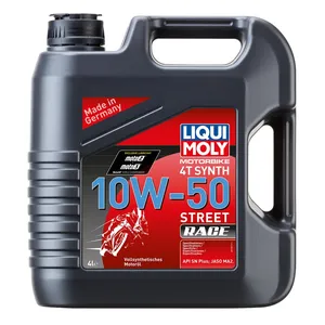 Liqui Moly, aceite de motor 4T Sintético 10W-50 Street Race 4L