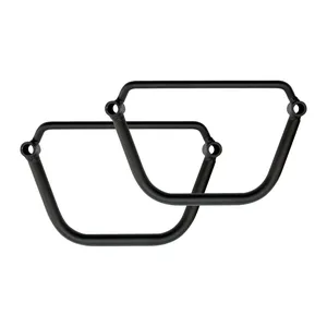 Soporte para alforjas LongRide. Negro