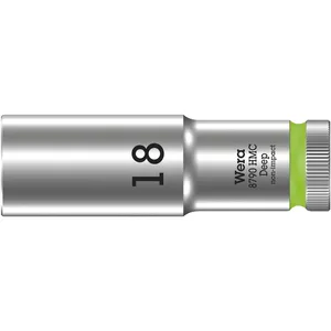 Wera, llave de vaso profunda de 18 mm