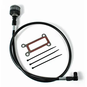 Kit de respiradero del depósito de aceite Feuling. Negro. Touring