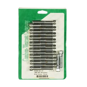 Kit de pernos para la caja de balancines GW, Shovel. Allen, cromado