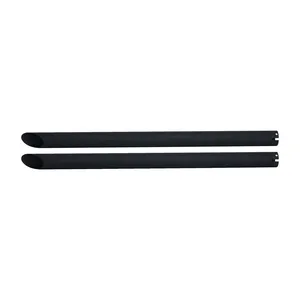 Juego de dos extensiones de colector de escape de 32 pulgadas de longitud en acabado negro mate