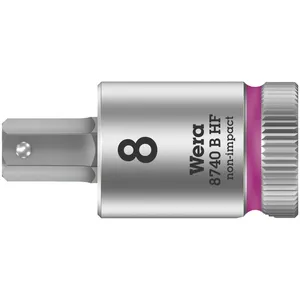 Wera Zyklop 3/8" Puntera hexagonal con función de sujeción Métrica